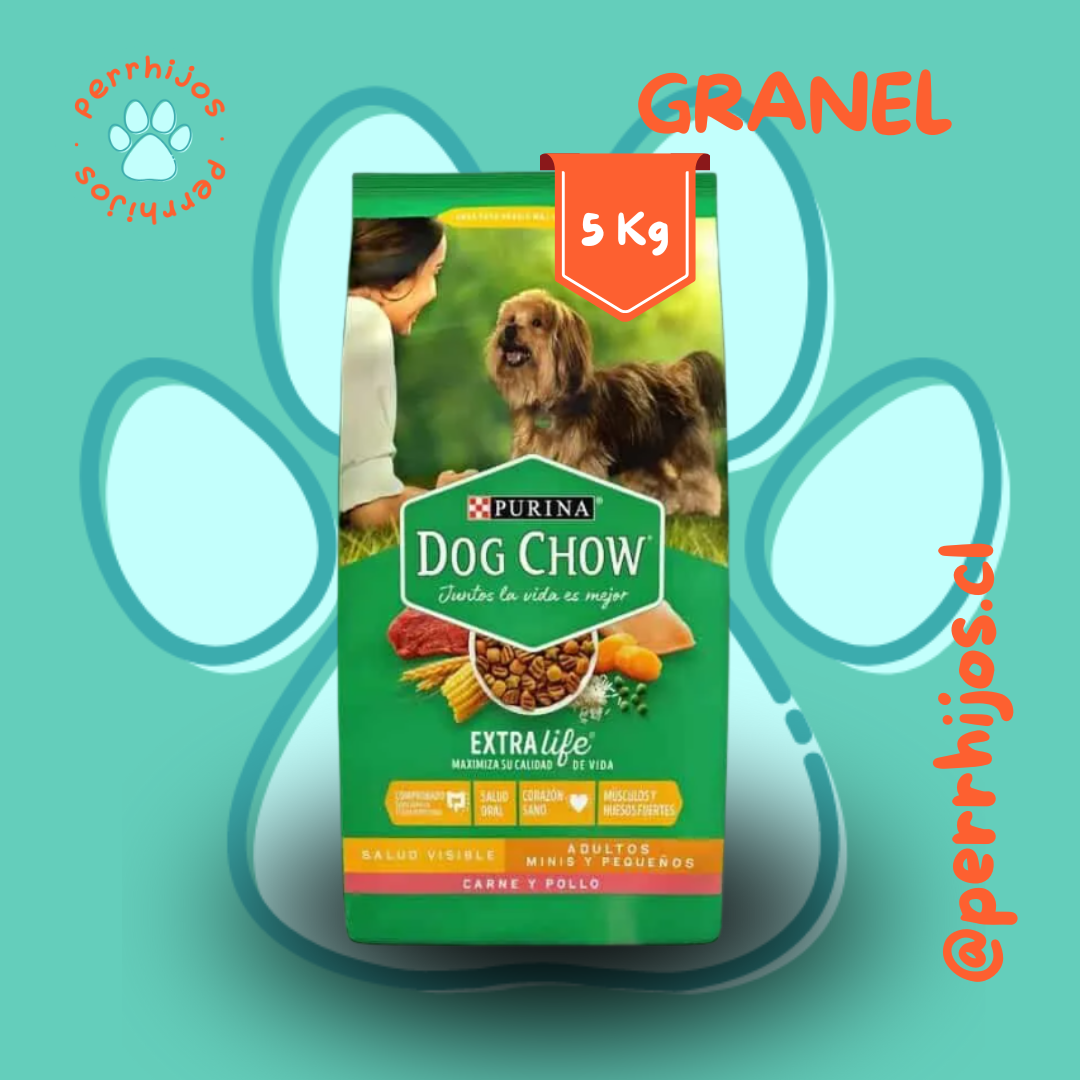Perrhijos® Dog Chow Adulto Mini Razas Pequeñas Granel