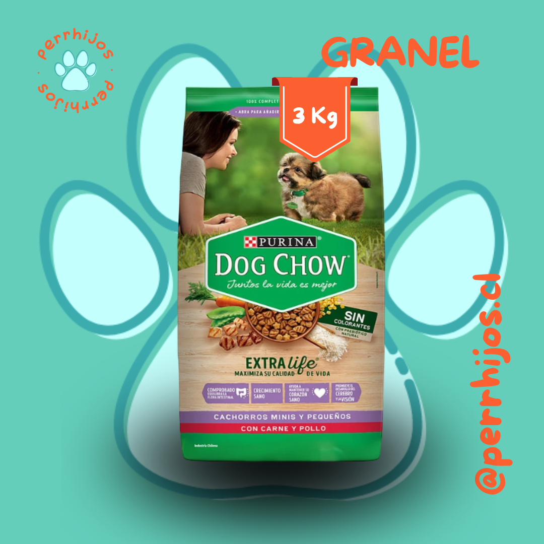 Perrhijos® Dog Chow Cachorro Mini y Pequeño – Granel