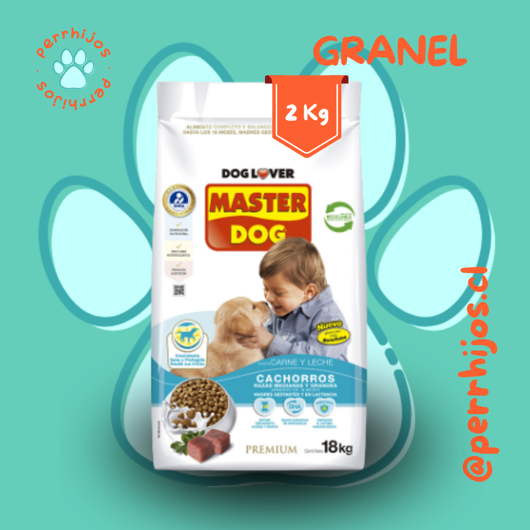 Perrhijos® Master Dog Cachorros – 28% Proteína | 11% Grasa