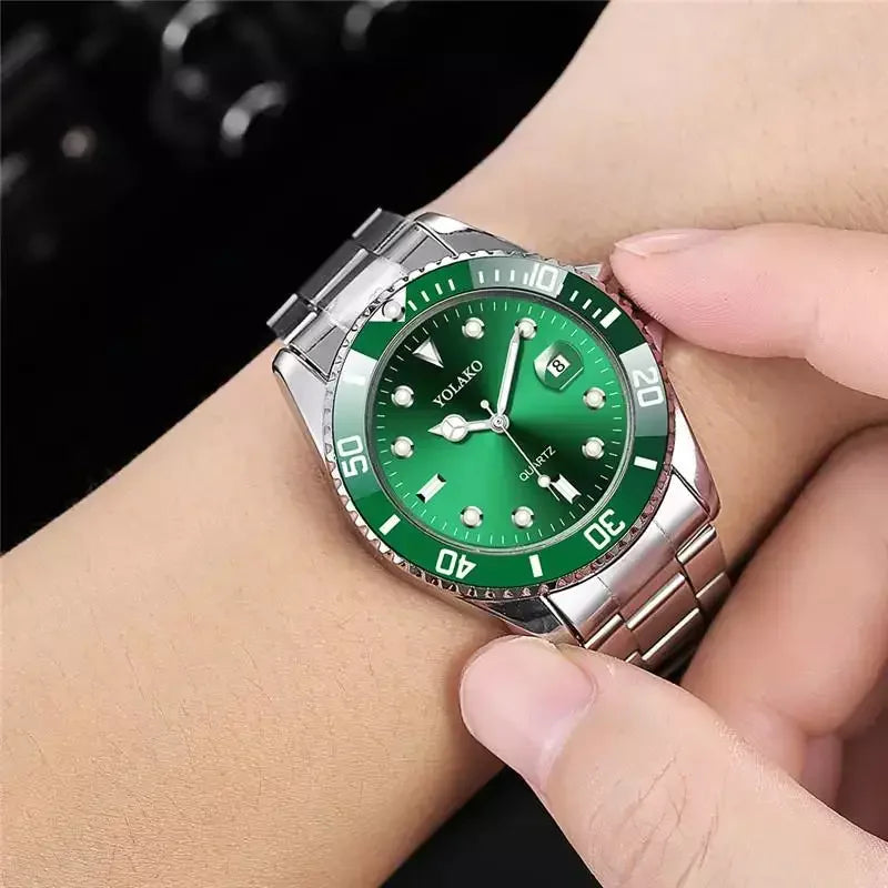 Pinchaqui.cl® Reloj de Pulsera de Acero Inoxidable para Hombre