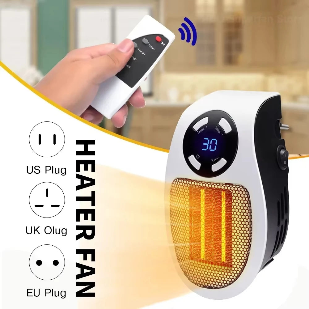 Pinchaqui.cl® Mini Calefactor Eléctrico Portátil 500W