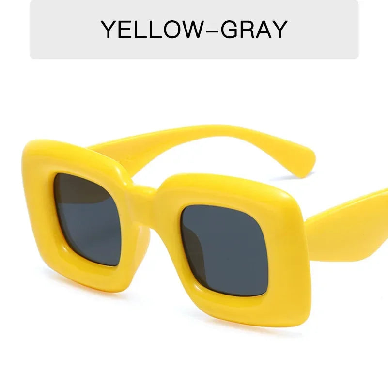 Pinchaqui.cl® Lentes de Sol Cuadradas de Gran Tamaño para Mujeres
