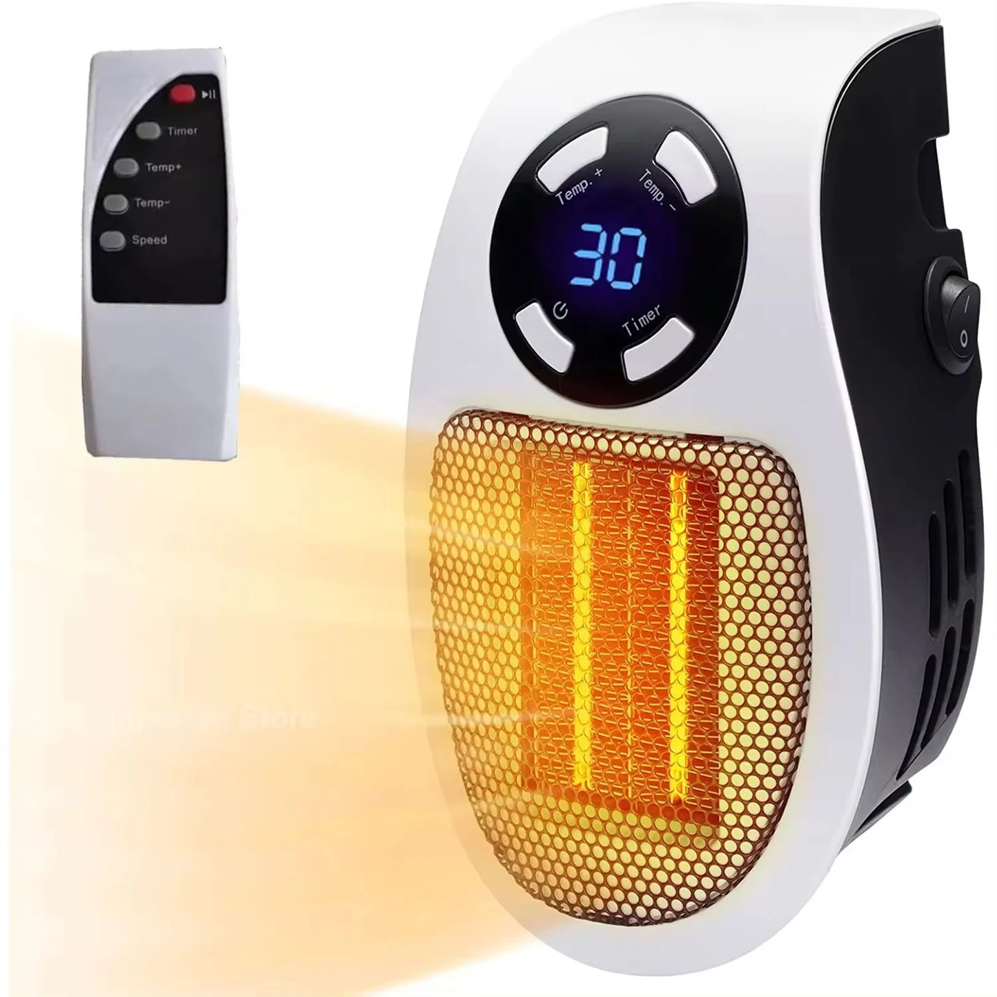 Pinchaqui.cl® Mini Calefactor Eléctrico Portátil 500W
