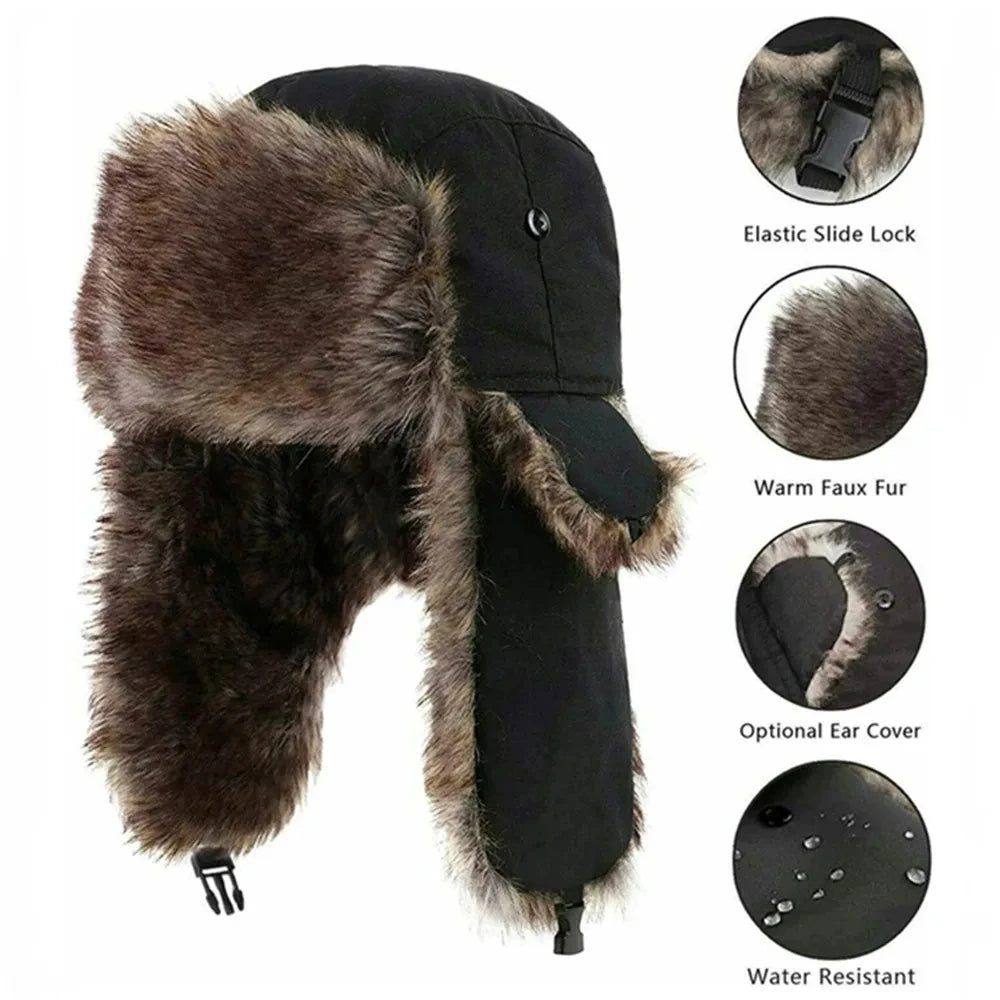 Pinchaqui.cl® Gorro de Cazador Unisex Estilo Ruso