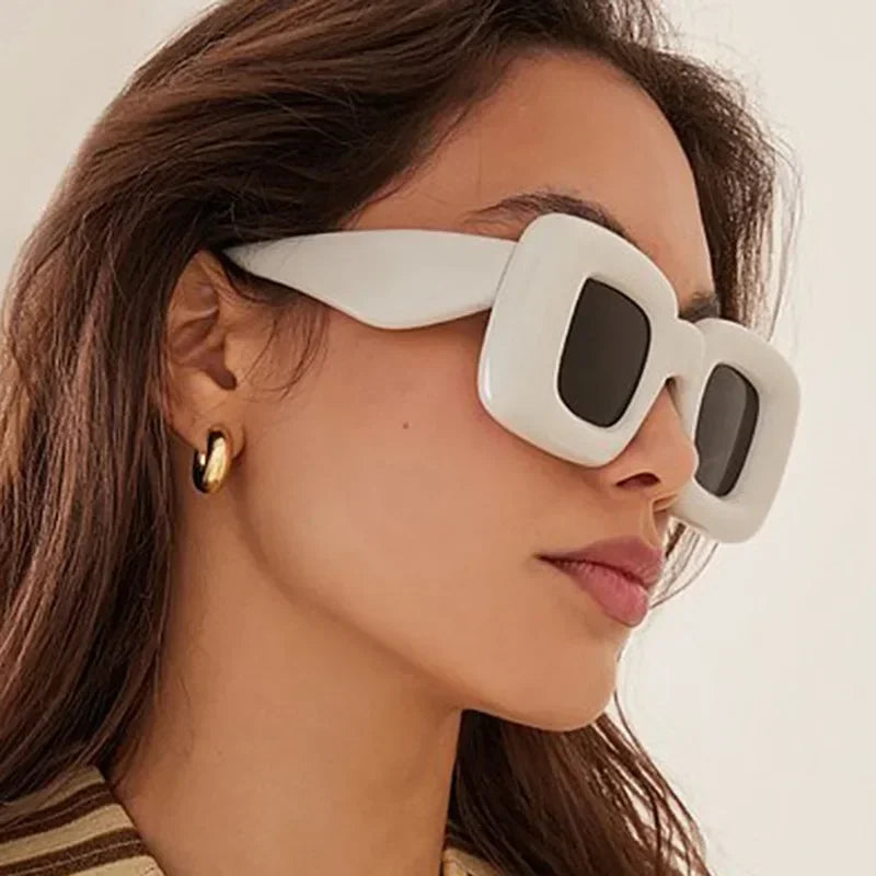 Pinchaqui.cl® Lentes de Sol Cuadradas de Gran Tamaño para Mujeres