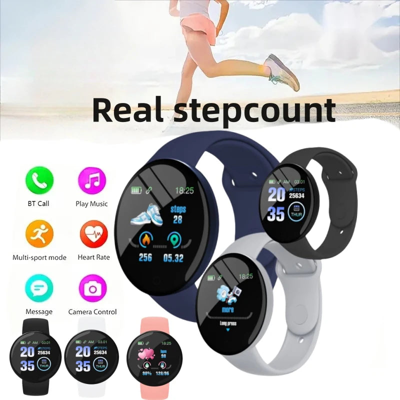 Pinchaqui.cl® Reloj Inteligente Multifuncional D18 - Ideal para Hombres y Mujeres