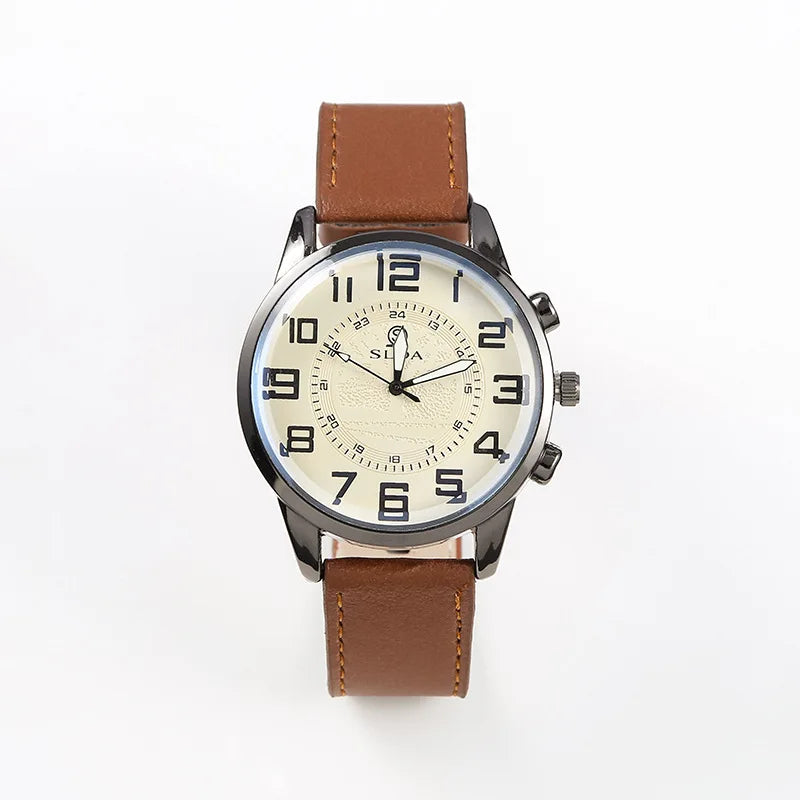 Pinchaqui.cl® Relojes de Cuero Vintage para Hombre