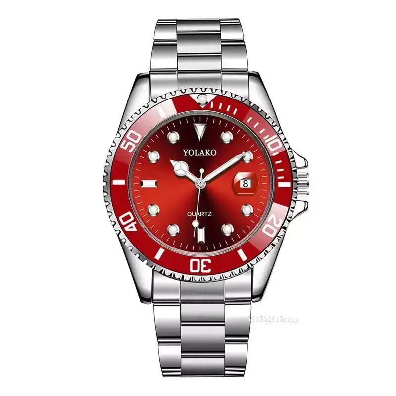 Pinchaqui.cl® Reloj de Pulsera de Acero Inoxidable para Hombre