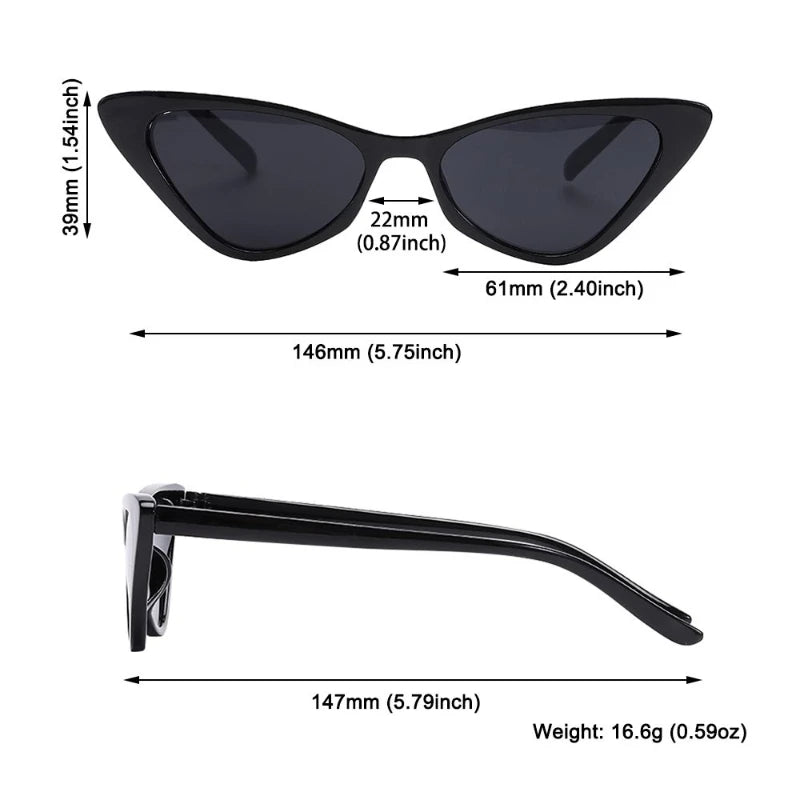Pinchaqui.cl® Gafas de Sol de Ojo de Gato para Mujer