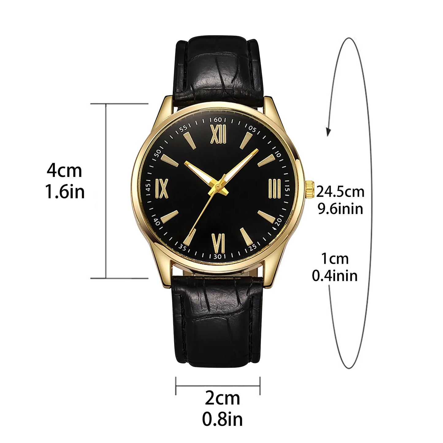 Pinchaqui.cl® Reloj Minimalista de Lujo para Hombre