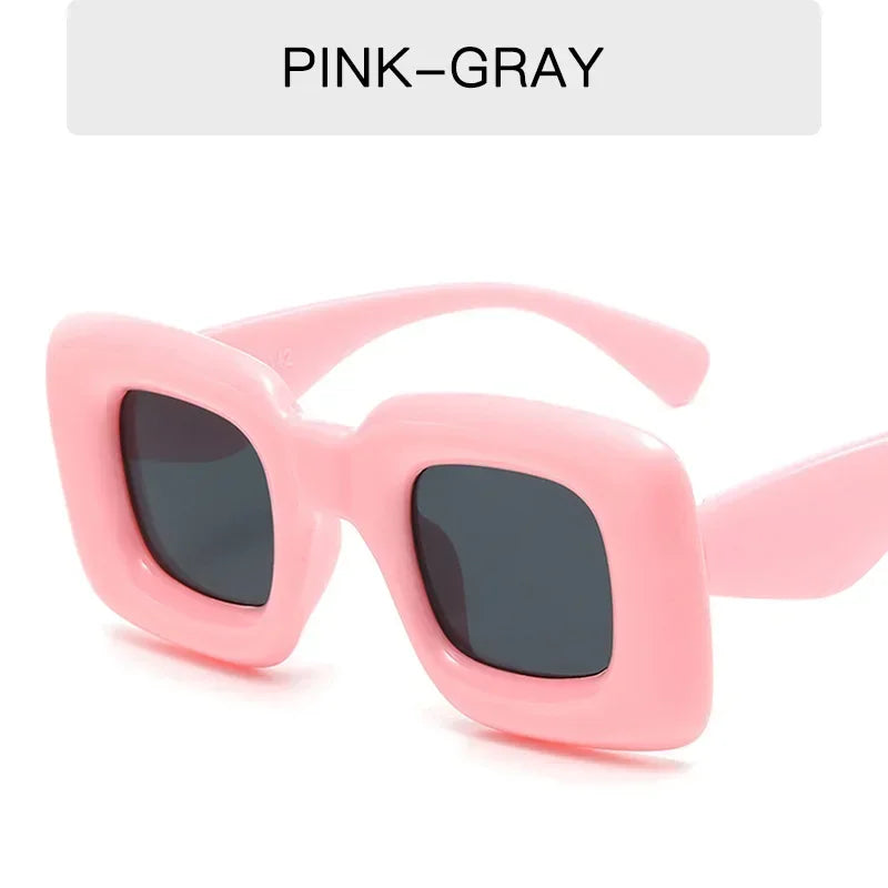Pinchaqui.cl® Lentes de Sol Cuadradas de Gran Tamaño para Mujeres