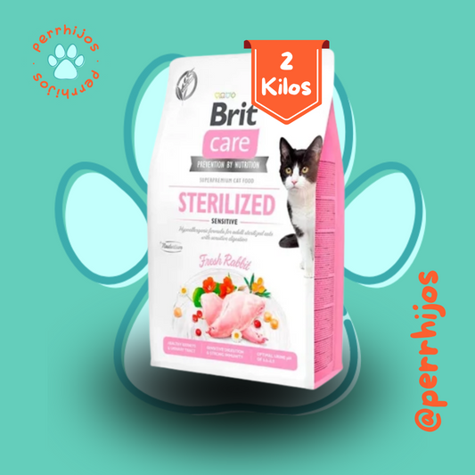 Perrhijos® Brit Care Gathijo Sterilized Sensitive Conejo – 2 kg / 7kg