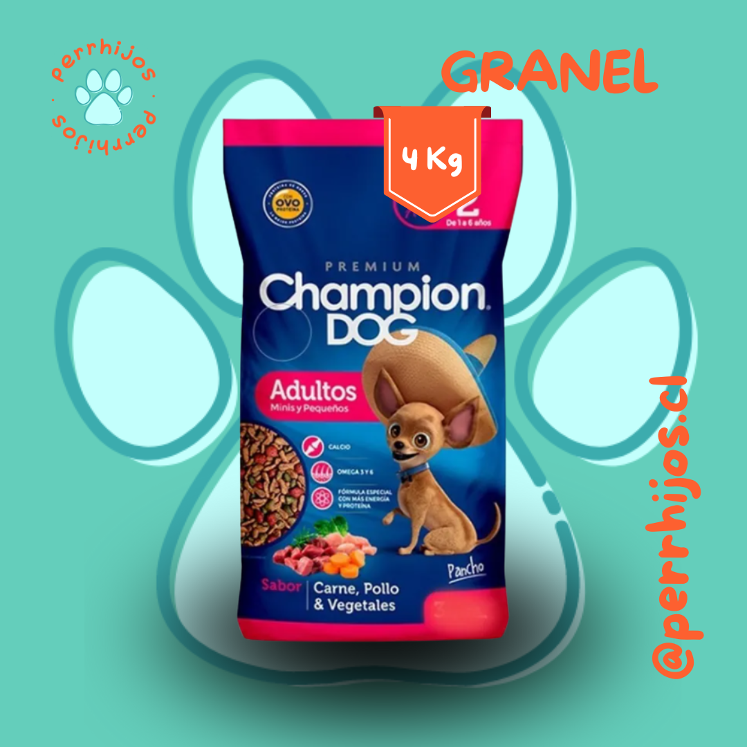 Perrhijos® Champion Dog Adulto Razas Pequeñas Granel