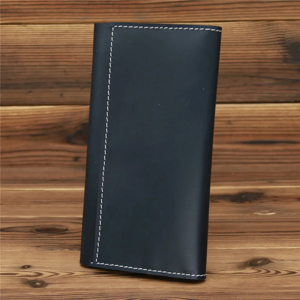 Pinchaqui.cl® Billetera Vintage de Cuero Genuino para Hombre