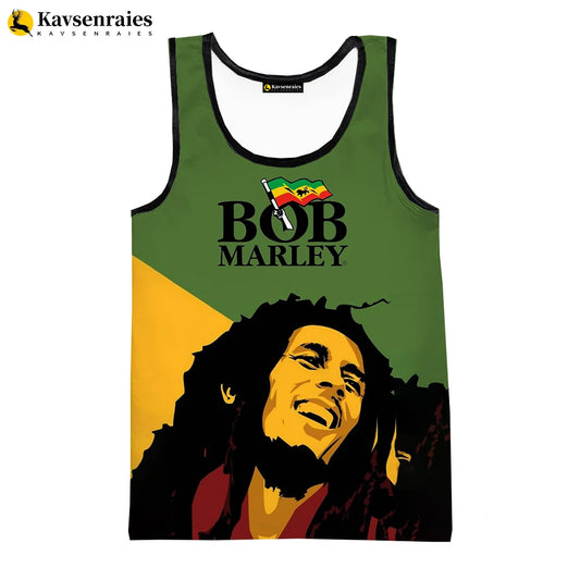 Pinchaqui.cl® Polera Unisex Reggae Bob Marley: Estilo y Comodidad en Cada Movimiento