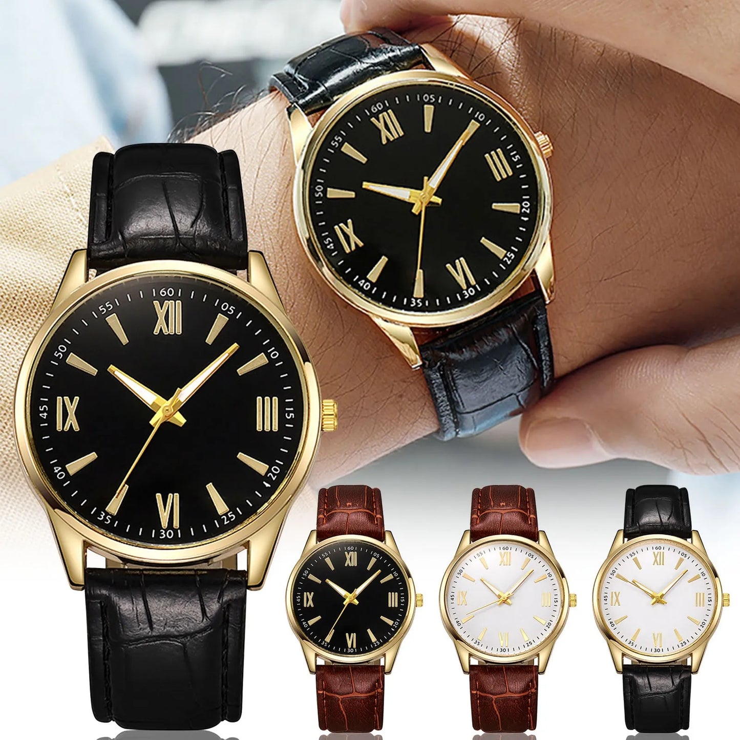 Pinchaqui.cl® Reloj Minimalista de Lujo para Hombre