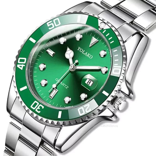 Pinchaqui.cl® Reloj de Pulsera de Acero Inoxidable para Hombre