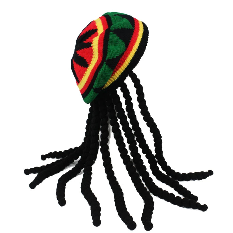 Pinchaqui.cl® Gorra Rasta de Invierno con Trenzas