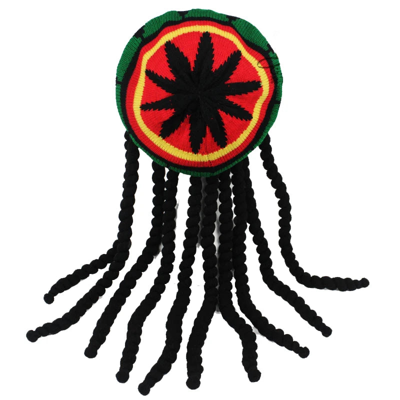 Pinchaqui.cl® Gorra Rasta de Invierno con Trenzas
